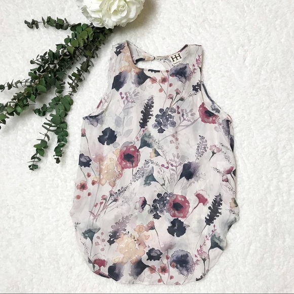 Haute Hippie Tops - Silk Sleeveless Tank Cowl Back Haute Hippie